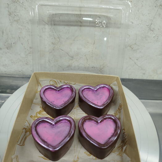 Десерт Сердце с Мандарином