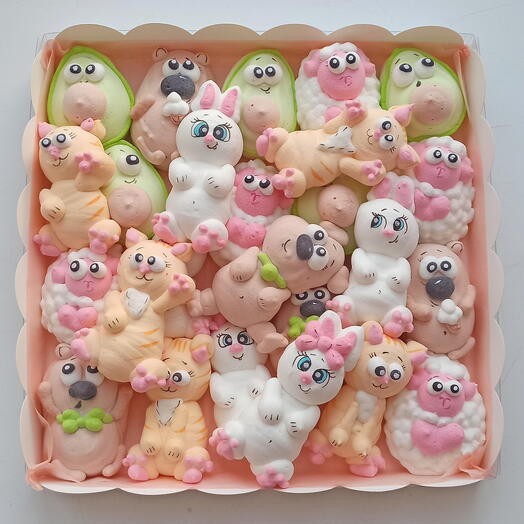 Marshmallow shaped