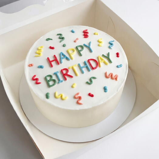 Бенто-торт «С днем рождения» (Happy Birthday)