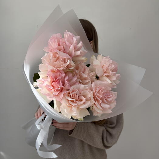 Французские розы 7шт