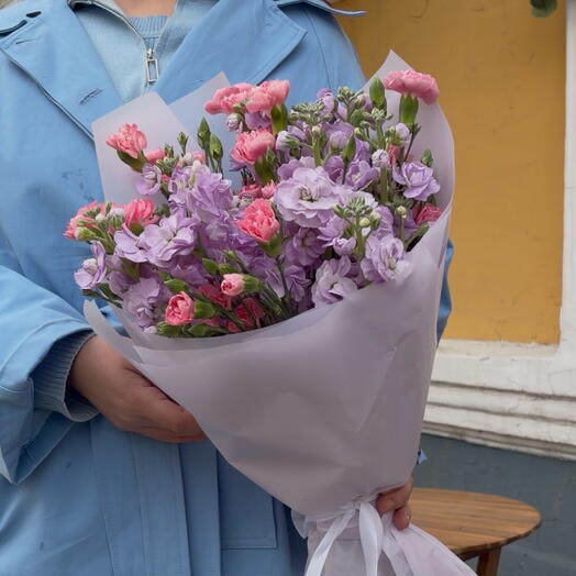 Ароматная маттиола и кустовая гвоздика 🫀💕