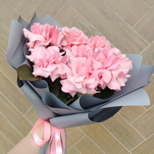 Бомбические зефирки 😍 невероятно нежные розовые французские розочки би свит в стильной упаковке 💔 бмнф