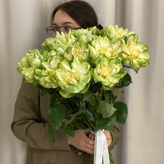Моно-букет из роз сорта Вегги Veggie