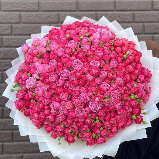 💟Букете из кустовых розы 💕 101ш💗