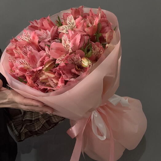 Букет из 9 веточек Альстромерии  🌸 (12)