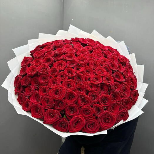 АКЦИЯ❣️ 101 ароматная красная Роза