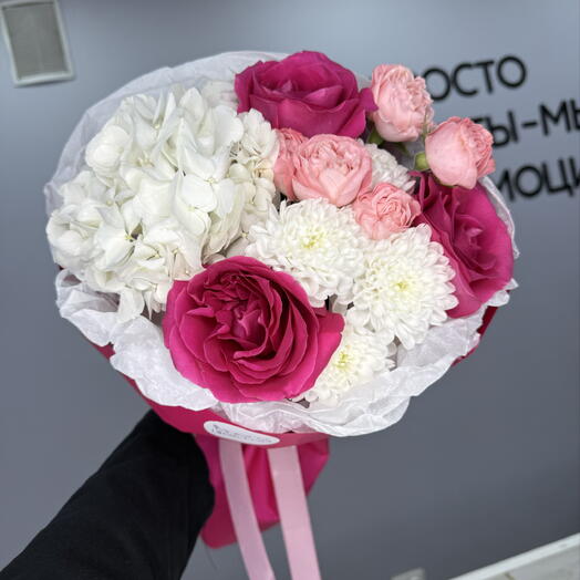 Букет фуксия