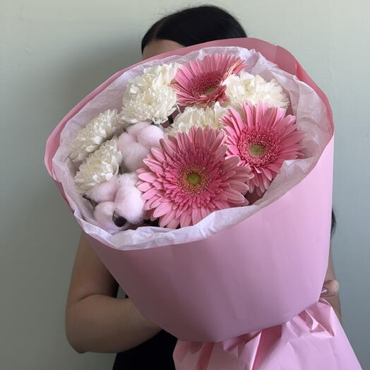 💕Букет из герберы/диантуса/хризантемы💕