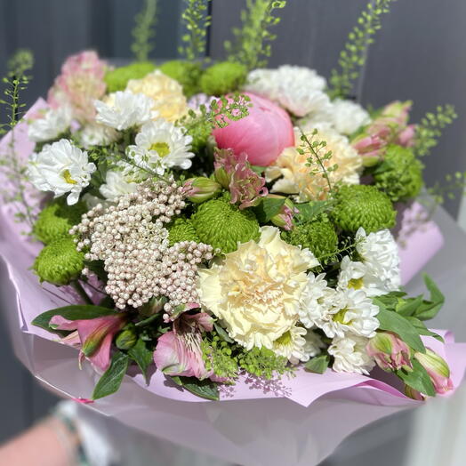 Букет «клубничный бриз»