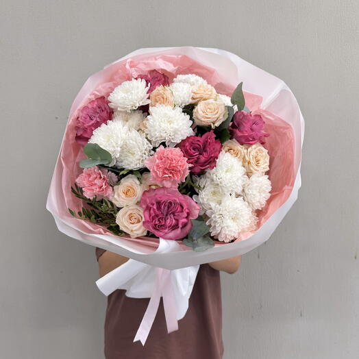 Букет с пионовидными розами 💐😍