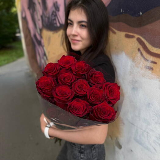 Упаковка оптом 🔥 25 красных роз