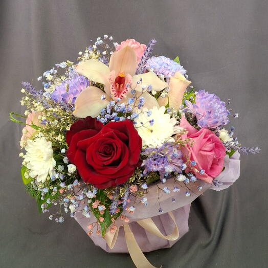 Сиреневый тортик цветов 💐