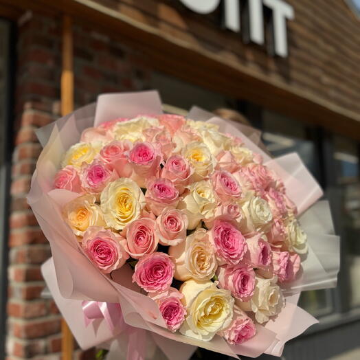 Букет из 51 розы 🌹
