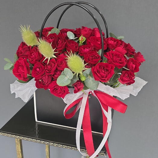 Корзина red black