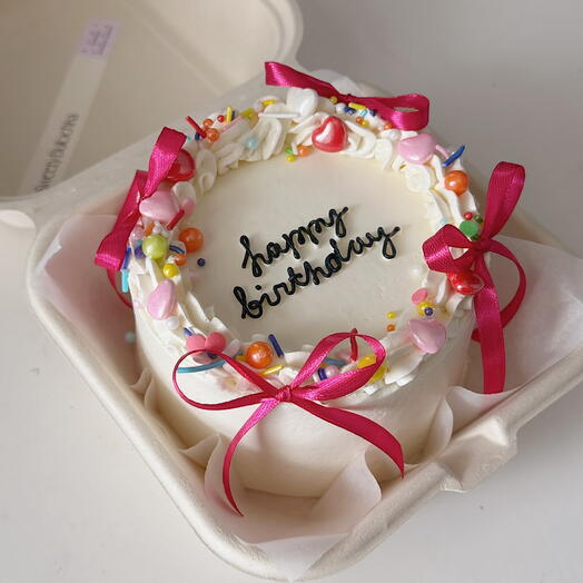 Бенто happy birthday с бантиками