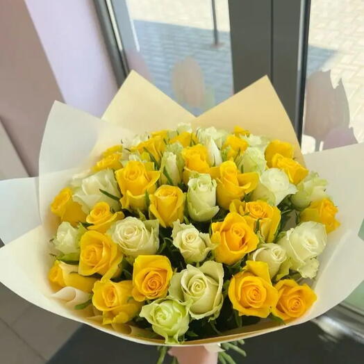 Букет из 51 розы за 6800