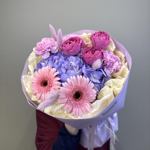 Авторский букет Сиреневые мечты💜
