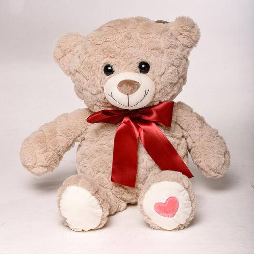 Мишка Мимимишка 30 см бежевый