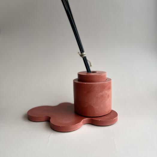 Gift set diffuser 100 ml and stand for jewelry color Red stone