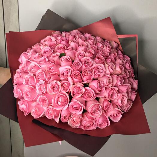 101 pink roses