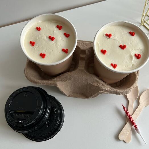 bento cake in a glass