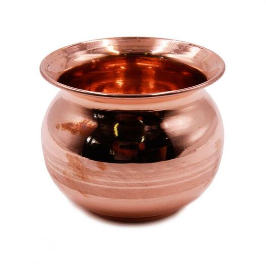 Copper lot for infusing copper water D -10cm : w - 8.5