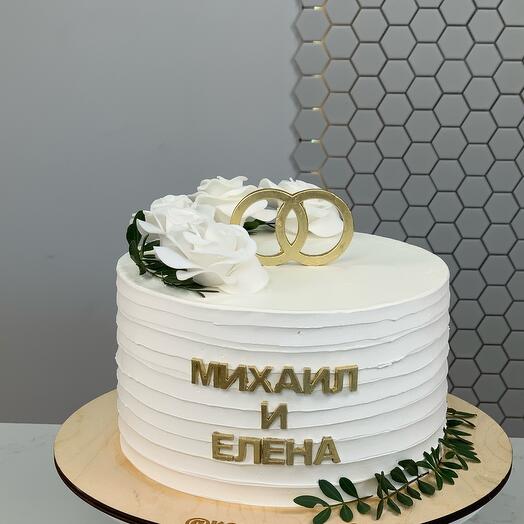 Торт свадебный