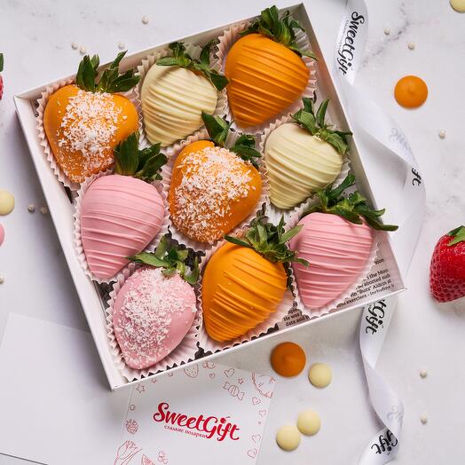 Клубника в шоколаде «Нежное суфле»  9-12шт