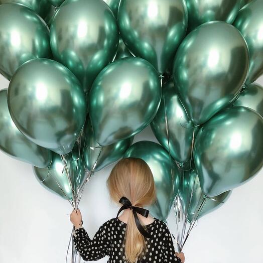 Бирюзовый хром, 22 шара