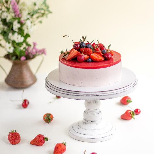 Strawberry Cheesecake I Without sugar