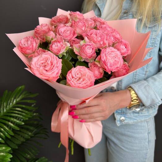 Пионовидные кустовые розы 💓