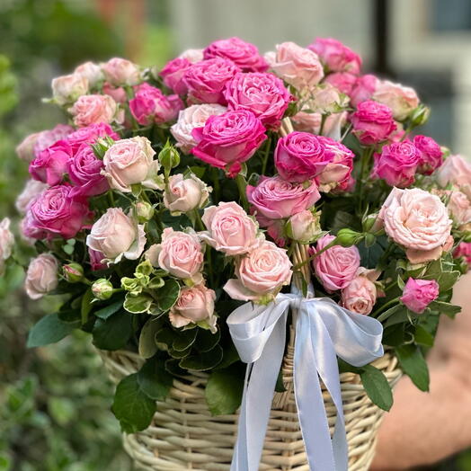 Pink basket