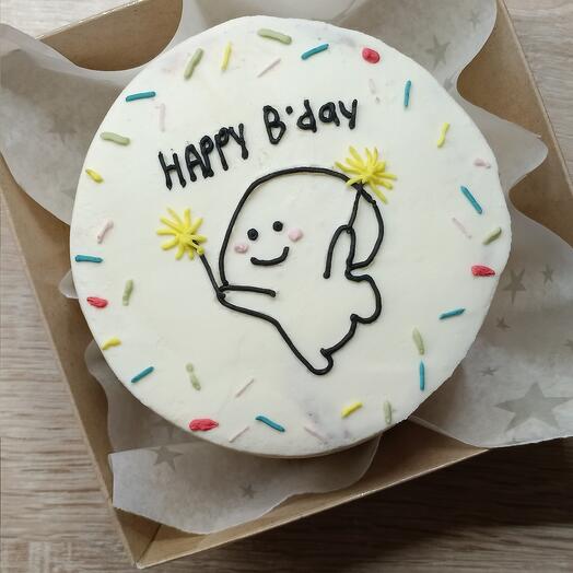 Бенто торт happy