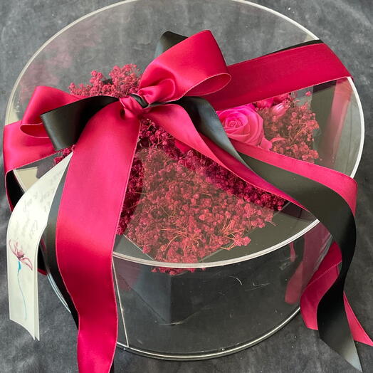 Rose in a flask in Limassol Buy a Stabilized Rose with Delivery Flowwow