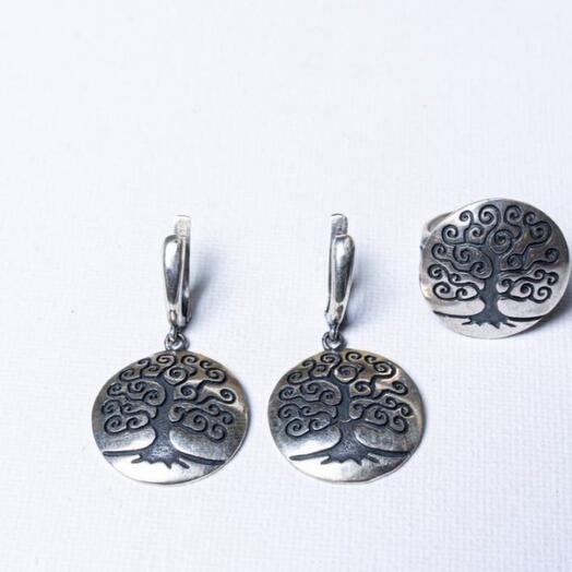 Серебряный комплект