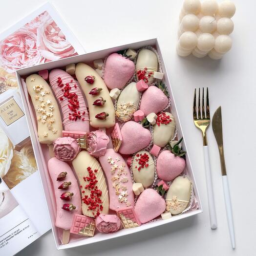 Фруктовый бокс " Ассорти Pink"