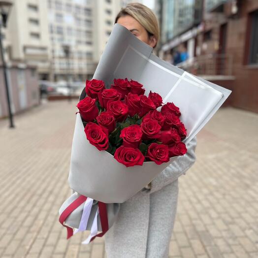 Букет🔥 "Страсть️" из красных роз