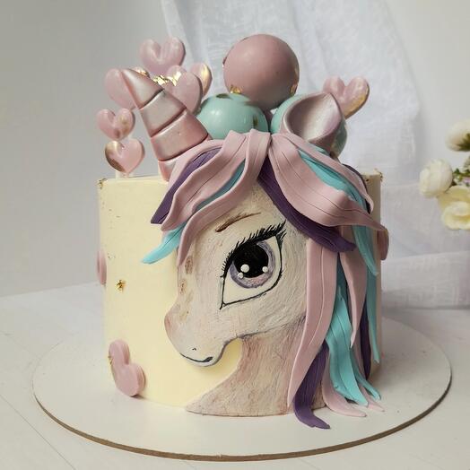Детский торт единорог