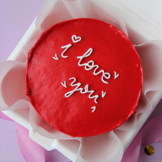 Бенто торт «I love you»