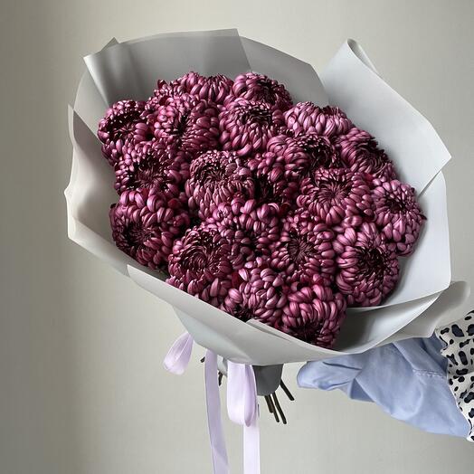 Хризантемы бигуди М