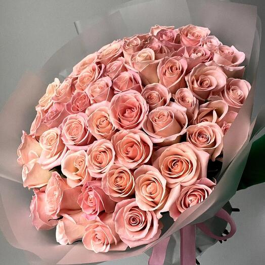 51 розовая роза