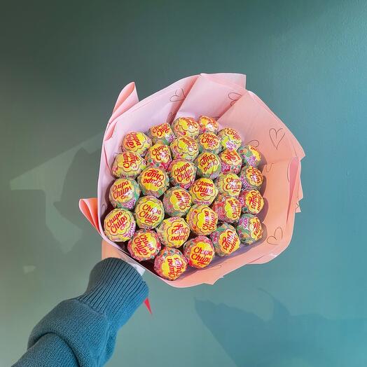Букетик  из чупа-чупсов