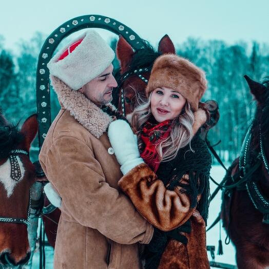 Подарочный сертификат «Конная прогулка для двоих» (1 час, 2 человека)