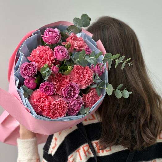 Евро-букет «Персик»