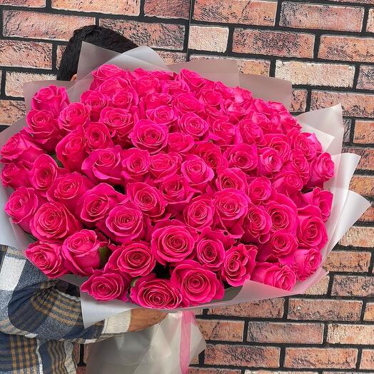 Bouquet of Ecuadorian roses 75
