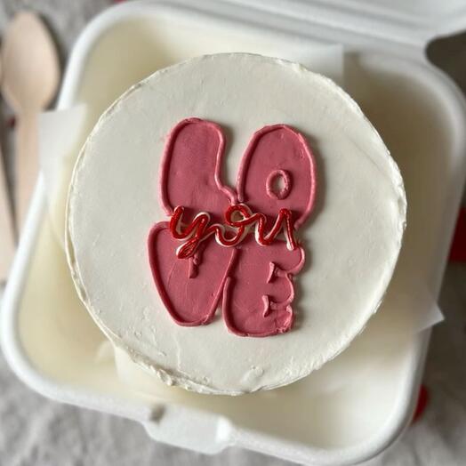 Бенто торт love you (2)