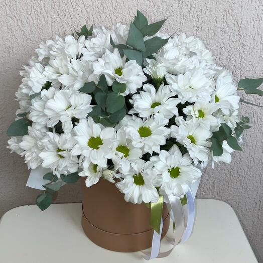 Flores en la Caja "Margarita"