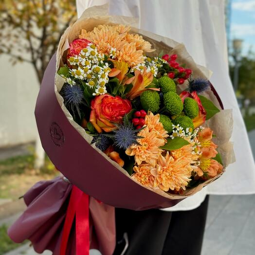 Яркий осенний буке