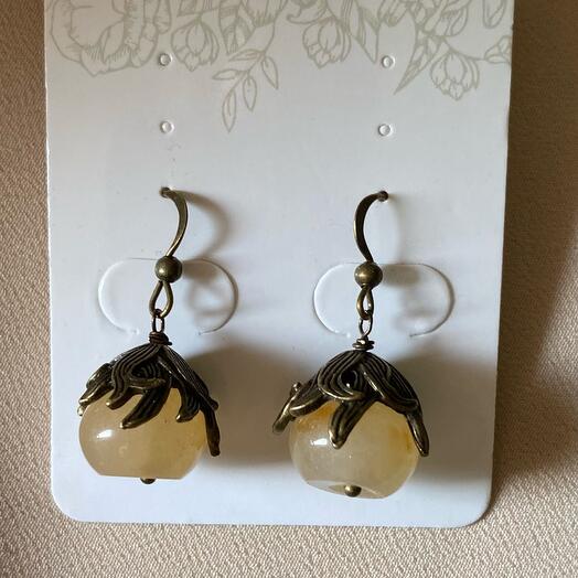 Серьги с Халцедоном