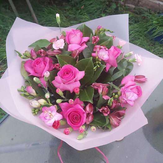 Cerise pink bouquet